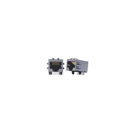 Abracon Modular Connectors / Ethernet Connectors Rj45 Jack W/Mag 1X1 1000Base-T ARJM11A1-502-NN-EW2